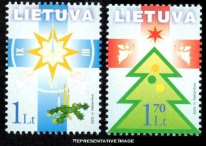 Lithuania Scott 731-732 Mint never hinged.