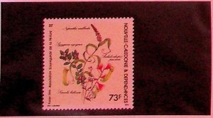 NEW CALEDONIA Sc 549 NH ISSUE OF 1986 - FLOWERS