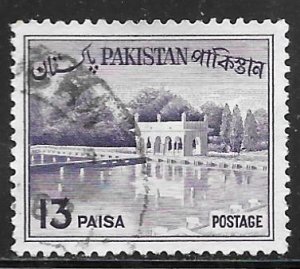 Pakistan 135: 13p Shalimar Gardens, used, F-VF