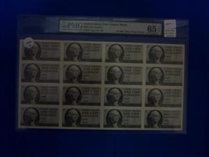 1970's, Un-Issued US Gas Rationing Coupon Sheet, See Remark (29216)