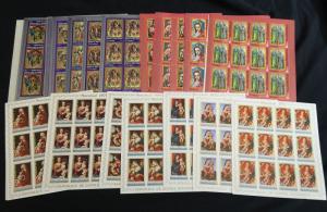 Guinea Ecuatorial Religion Trains Olympics Sport Space Art MNH Sheets x145(GUxyz