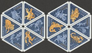 SWEDEN Sc. 2354-5 Signs of Zodiac 1999 MNH booklet