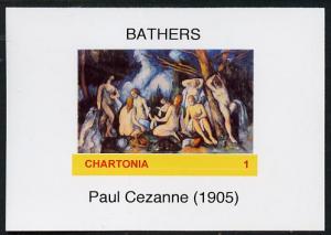 Chartonia (Fantasy) Bathers by Paul Cezanne imperf deluxe...