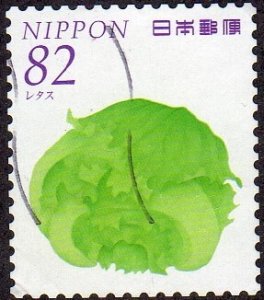 Japan 3801d - Used - 82y Lettuce (2015) (cv $1.20)