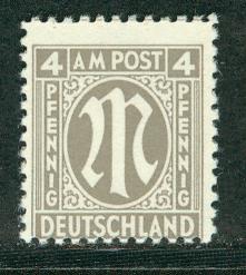 Germany AM Post Scott # 3N3a, mint nh