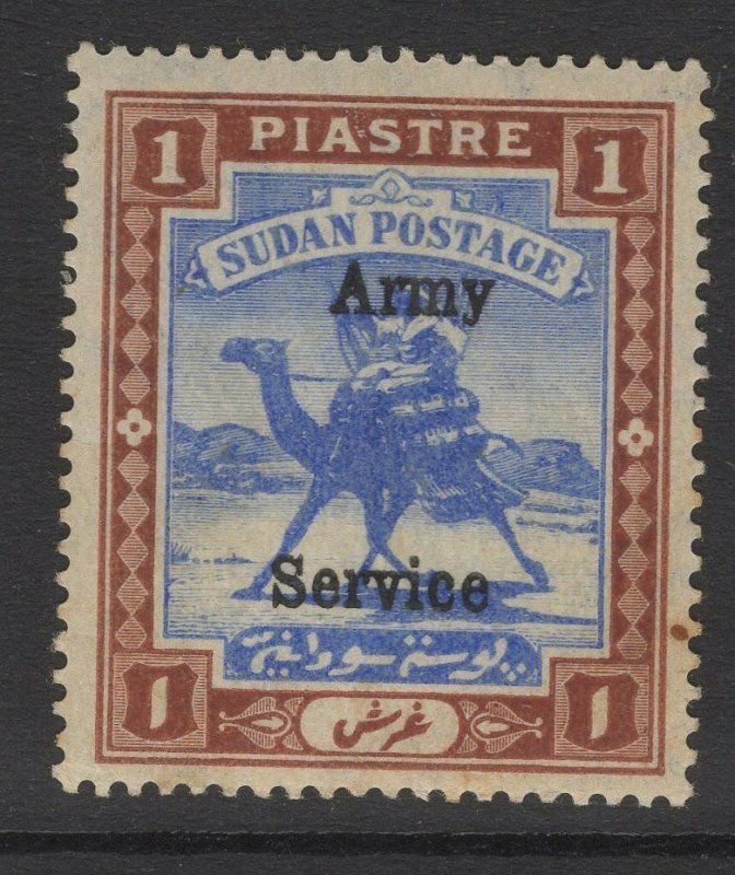 SUDAN SGA10 1906 1p BLUE & BROWN MNH