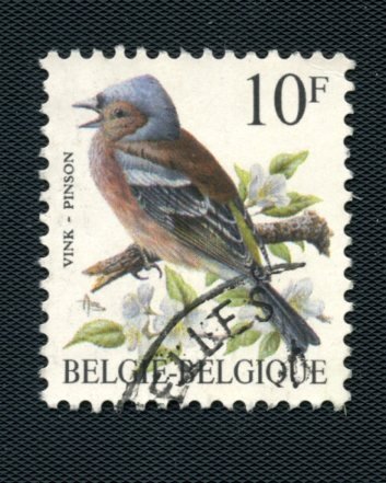Belgium Scott's #1230 Vink - Pinson Bird - Used
