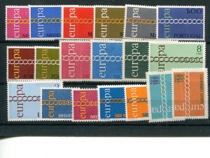 Europa CEPT  1971 lot VF NH  incl. Portugal - Lakeshore Philatelics