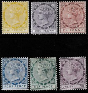 Dominica 1877-1879 SC 4-9 MLH Set 