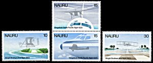 Nauru 191-194, MNH, Flight Anniversaries