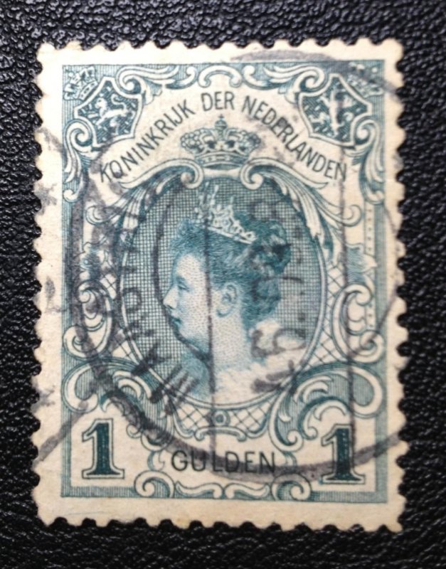 Netherlands Sc #83a Very Fine Used Issue Type I - Queen Wilhelmina CV $105.00