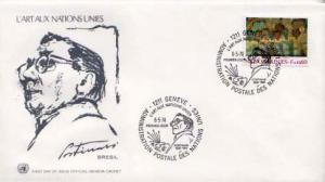 United Nations, First Day Cover, Art