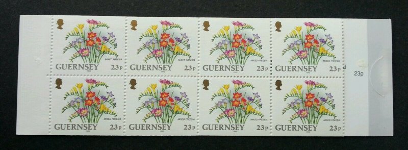 Guernsey Flower Definitive 1992 Flora Plant (booklet) MNH