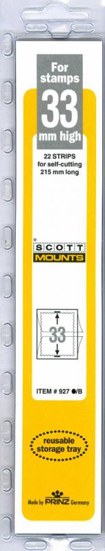 Scott Mounts Black 33mm STRIP 215 ,(Pgk. 22)(00927B)