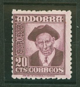 Andorra (Spanish) #40 Unused Single