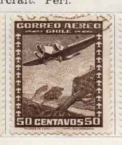 Chile 1934-36 Early Issue Fine Used 50c. 089764