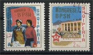 ALBANIA  UNION CONGRESS 1972  U SET