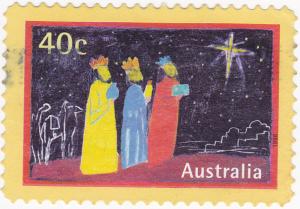 Australia #1713- 1998 40c Christmas Three Kings 40c- used 