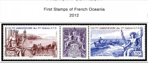 COLOR PRINTED FRENCH POLYNESIA 2011-2020 STAMP ALBUM PAGES (45 illustr. pages)