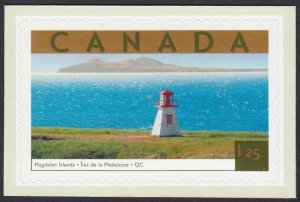 LIGHTHOUSE = MAGDALEN ISLANDS = small cut from booklet Canada 2003 #1990d MNH