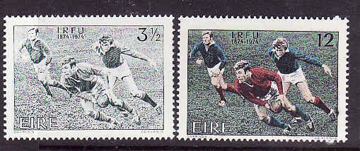 Ireland-Sc#361-2-unused NH set-Sports-Rugby-1974-