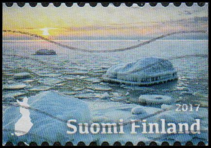 Finland 1552 - Used - (1.30€) Ice in Winter (2017) (cv $3.25)