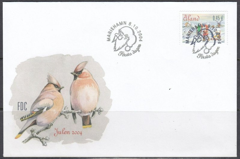 Aland Scott 229 FDC - Christmas 2004