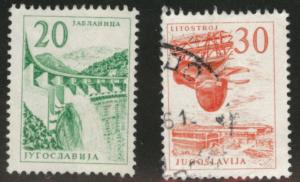 Yugoslavia Scott 787-788 used stamps