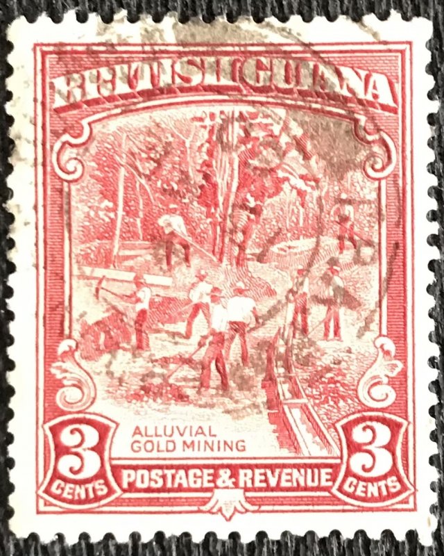 British Guiana #212 Used Single Alluvial Gold Mining L3