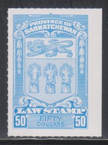 Canada, Revenue,  $50 Saskatchewan Law Stamp (SL78) MNH