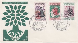 Mauritania # 133 (footnote), World Refugee Year, Type 2, First Day Cover