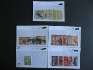 Angola mostly used collection assembled in sales cards 
