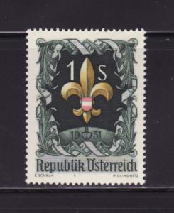 Austria 576 Set MNH Boy Scout Emblem (B)