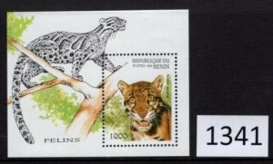 $1 World MNH Stamps (1341), Benin Scott 849, Animals, S/S 