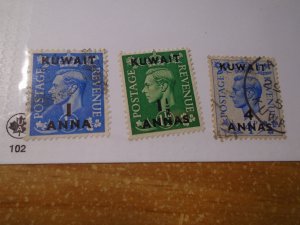 Kuwait  #  94-95/98  used