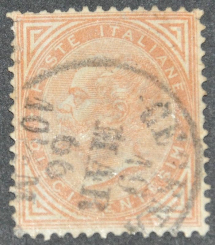 DYNAMITE Stamps: Italy Scott #27 – USED