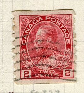 CANADA; 1912 early GV Coil stamp issue fine used Shade of 2c. value