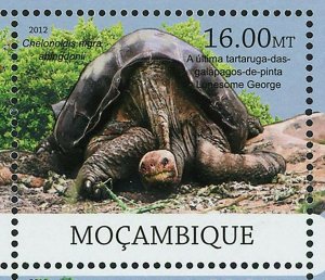 Lonesome George Stamp Chelonoidis Nigra Abingdonii Turtle S/S MNH #6055-6060