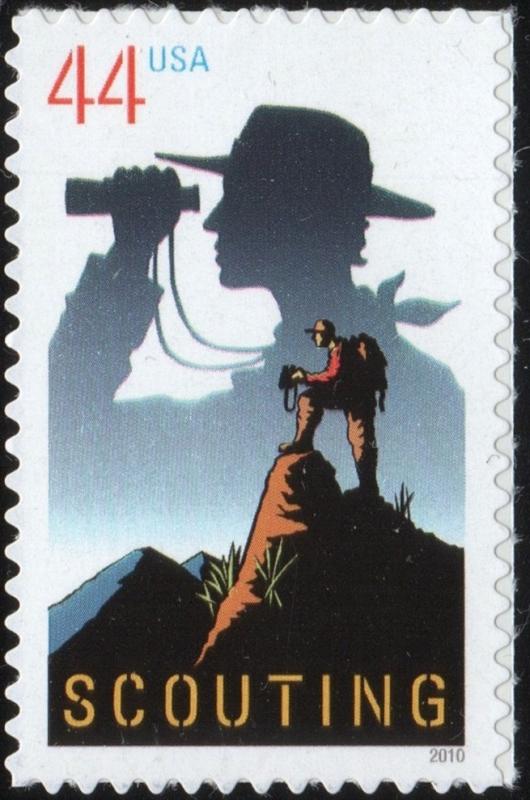SC#4472 44¢ Boy Scouts of America Centennial (2010) SA