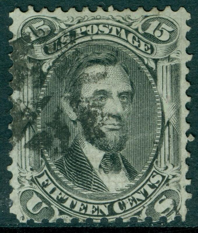 EDW1949SELL : USA 1868 Scott #98 Used. Nice looking. PSAG Cert. Cat $275.