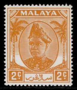 MALAYSIA - Selangor GVI SG91, 2c orange, NH MINT.