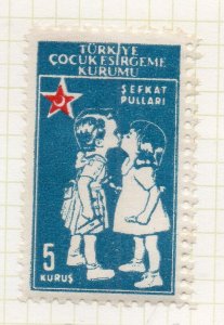 Turkey Crescent 1957 Issue Fine Mint Hinged 5K. NW-271597