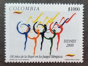*FREE SHIP Colombia Summer Olympic Games Sydney 2000 Sport (stamp) MNH