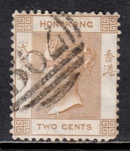 Hong Kong - Scott #8 - Used - Light crease - SCV $8.50