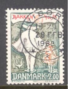 Denmark 733 used (DT)
