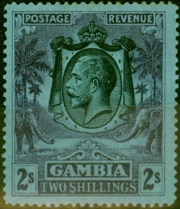 Gambia 1922 2s Purple-Blue SG136 Fine Mounted Mint