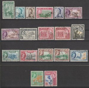 FIJI 1954/9 SG 280/95 USED Cat £35