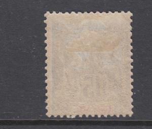 French Guiana Sc 40 MLH. 1900 15c gray on lt gray paper, excellent color, sound