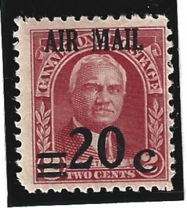 Canal Zone Scott #C5 Mint 20c Airmail Surcharged 2019 CV $4.50