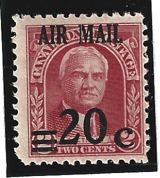 Canal Zone Scott #C5 Mint 20c Airmail Surcharged 2019 CV $4.50